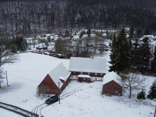 Erfüllen Sie sich den Traum vom Landleben! 3-Seitenhof in Holzhau!