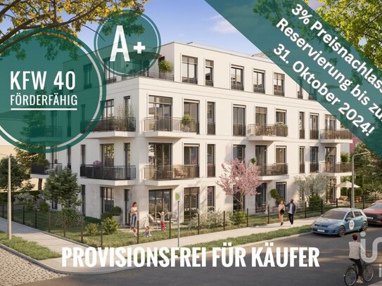 Neubau-Projekt Wilhelms Liebe in Berlin Pankow: Vier-Zimmer-Penthouse-Wohnung mit zwei Terassen und einer Dachterasse (…