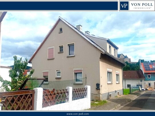 Gemütliches, teilsaniertes Einfamilienhaus mit schönem Blick auf die Ebernburg