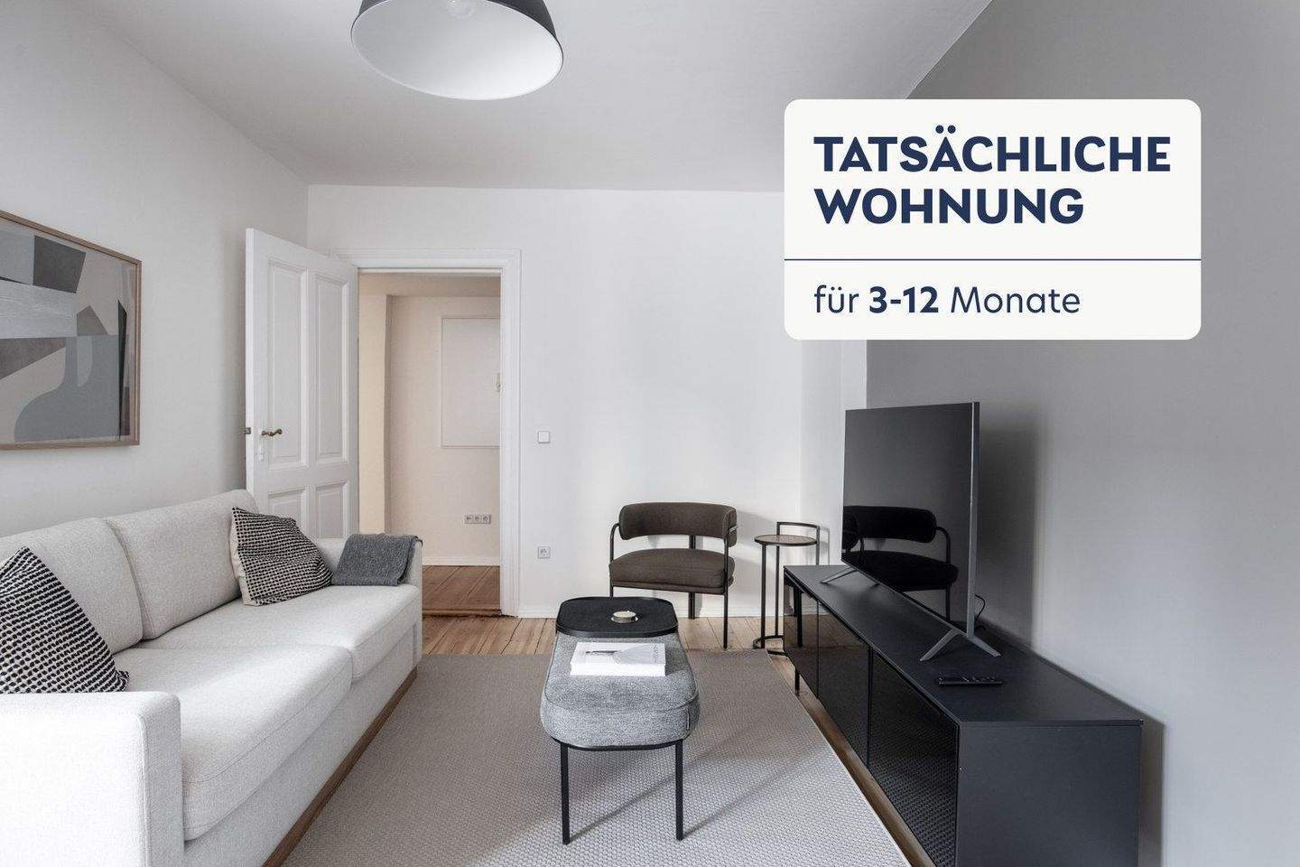 Unglaublich schöne vollmöblierte 2 Zimmer Wohnung in super Lage in der nähe der Spree. - Photo 1