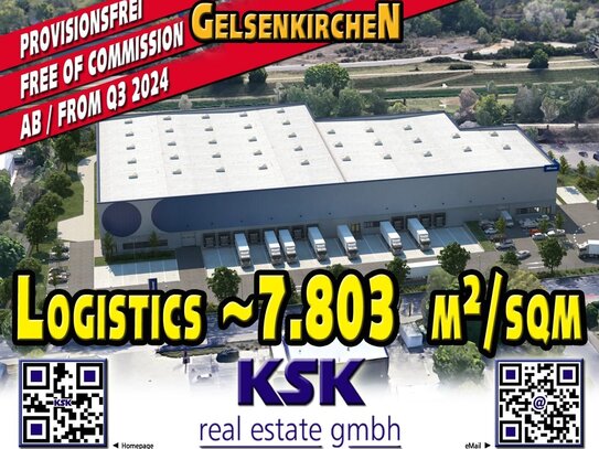 Neubau einer Logistikimmobilie • ~7.803 m²/sqm • New construction of a logistics property