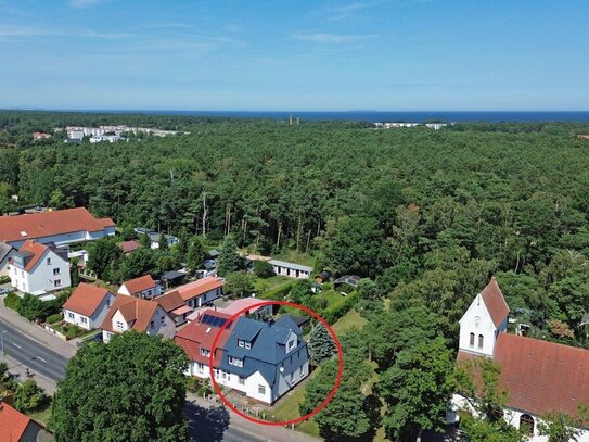 Doppelhaushälfte mit 2 Einheiten nahe Ostseestrand - viel Potenzial auf traumhaftem Grundstück