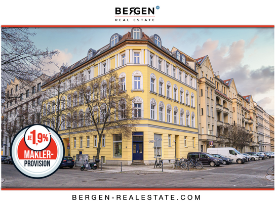 Bezugsfreie und sanierte 3-Zimmer-Altbauwohnung mit Balkon in Berlin-Mitte