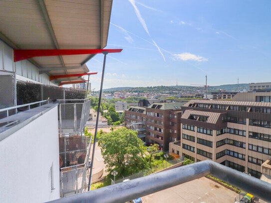 Möblierte Penthouse-Wohnung in Stuttgart-Mitte