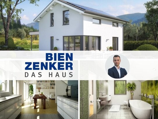 Nachhaltiges Bauen mit Bien-Zenker - Baugrundstück mit Neubau im Kraichtal