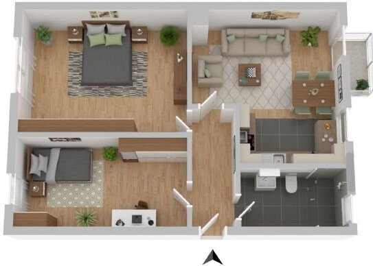 3-Zimmer-Wohnung im Wallring Dortmund-Stadtmitte