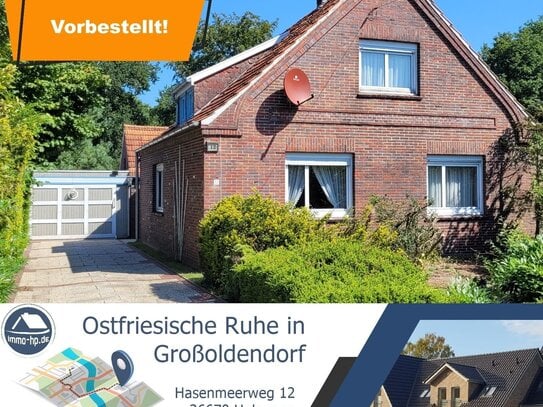 Preissenkung! Ostfriesische Ruhe in Großoldendorf