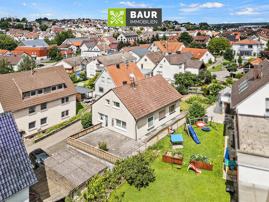 360° I Vor den Toren Ulms: Wohnhaus mit tollem Garten und 2 Garagen in guter Lage von Erbach