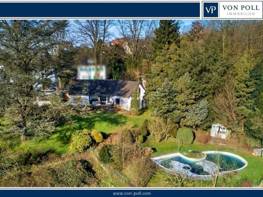 Bungalow mit großem Garten und Pool am Boltenberg