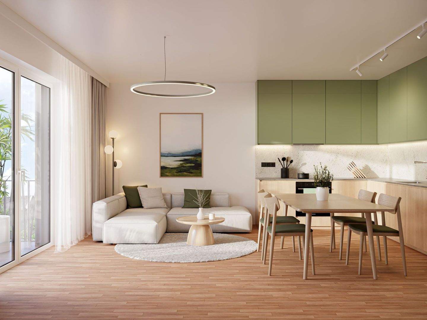 Geräumige 2-Zimmer-Wohnung in Dresden - Friedrichstadt - FröbelHöfe - 2.5.2.