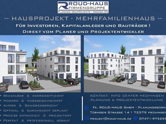 + EXKLUSIVES MEHRFAMILIENHAUS-PROJEKT! +