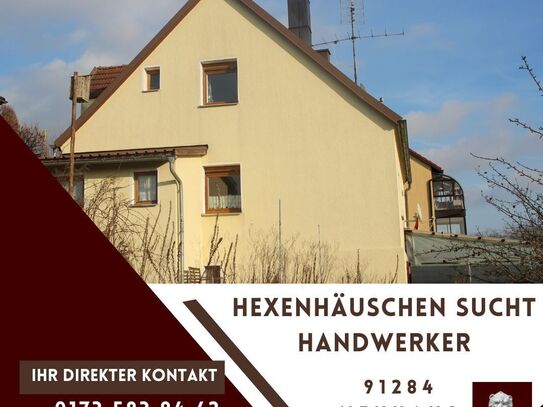 Hexenhäuschen sucht Handwerker - Einfamilienhaus mit Einliegerwohnung, bzw. Zweifamilienhaus mit Burgblick