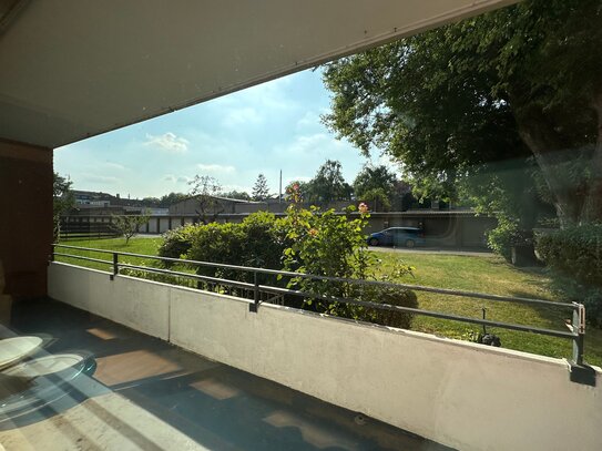 Renovierte 1-Zimmer-Erdgeschosswohnung mit Balkon