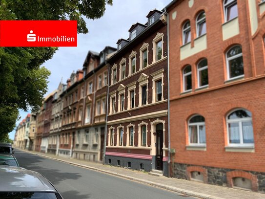 Wohnhaus mit Blick über Pößneck