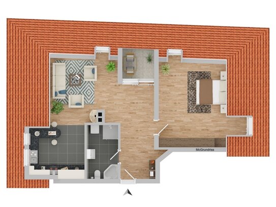 Schicke Dachgeschosswohnung mit Stellplatz und Aufzug in der Erfurter Brühlervorstadt | Ihre neue Kapitalanlage!