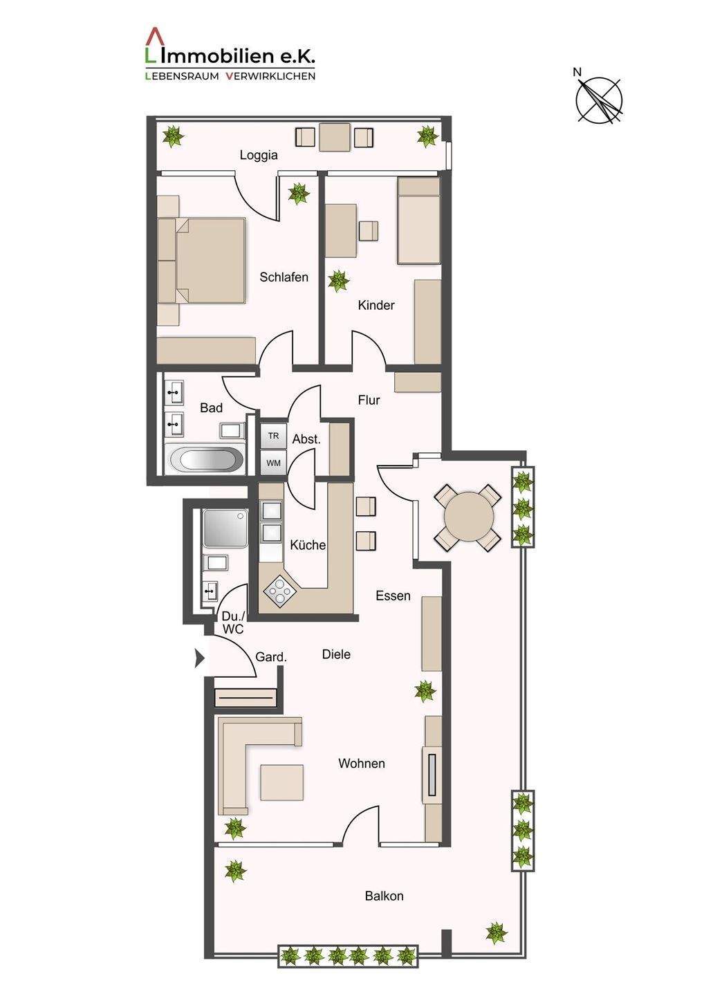 Wohnen über den Dächern Stuttgarts - 86 m² mit zwei Balkonen und beeindruckendem Panorama