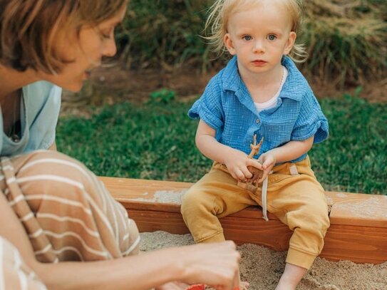 Endlich ein eigener Garten für die Kinder...