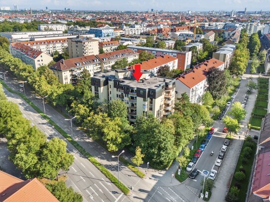 Helle 3-Zimmer-Wohnung mit Balkon am Olympiapark