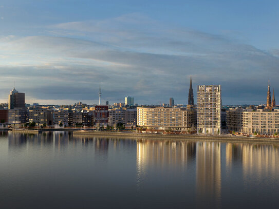 Traumhafte Neubauwohnung mit faszinierendem Wasser- und Stadtblick auf die Elbphilharmonie