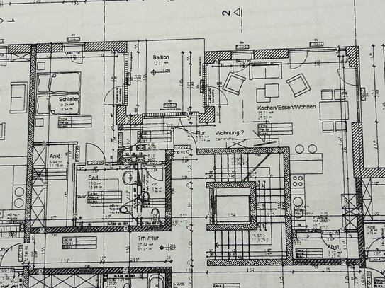 2-Zi-Wohnung 85,5 m² und 3-Zi-Wohnung 109,2 m² mit gehobener Ausstattung in zentraler Lage von Marktheidenfeld