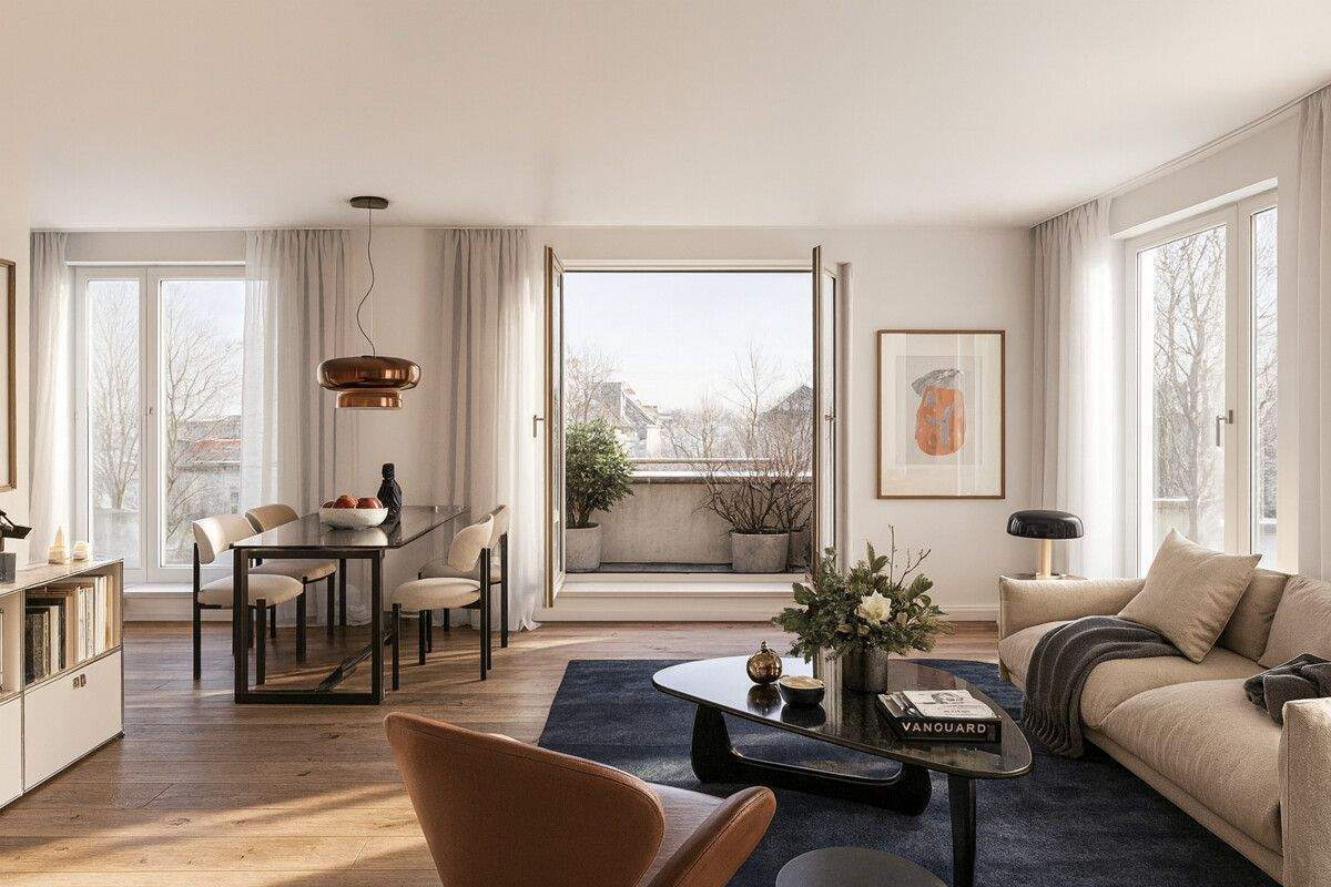 3,5 Zimmer-Neubauwohnung mit Homeoffice-Möglichkeit, großer Terrasse & Balkon in Eimsbüttel