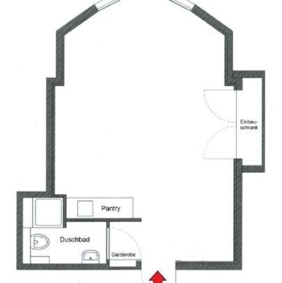 Büro/Praxis, Heimhuder Str., HH-Rotherbaum, ca. 30 m², Pantry, Duschbad, Deckenhöhe 2,70 m, Souterrain