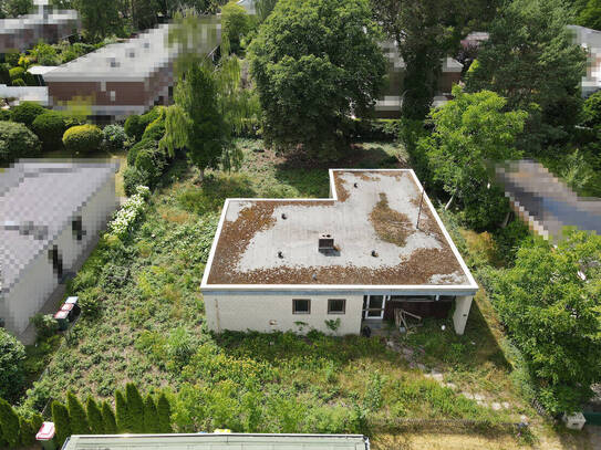 Gebotsverfahren: Sasel - Idyllisches Grundstück inkl. Baugenehmigung für 300qm Wfl. EFH/DH