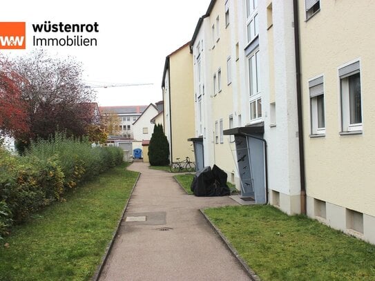 3-Zimmer-Hochparterre-Wohnung in Ansbach einfach effizient geschnitten