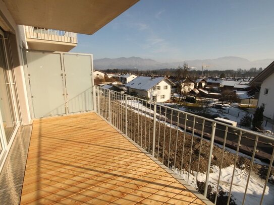 Neubau-Wohnung 7 - absolut ruhige, energetische Wohnung mit großem, tiefem Balkon und tollem Bergblick!