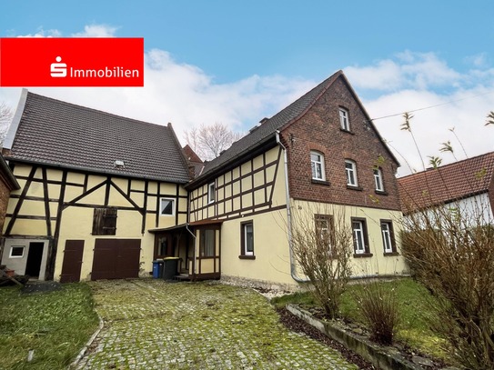 Landidylle mit Potenzial: Wohnhaus mit Scheune in ruhiger Lage