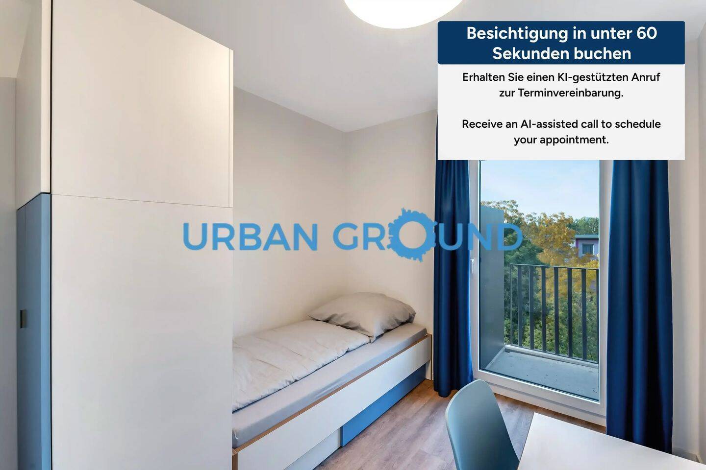 Voll möbliertes Privatzimmer mit Balkon in einer 5er gemischtes WG - Foto 1