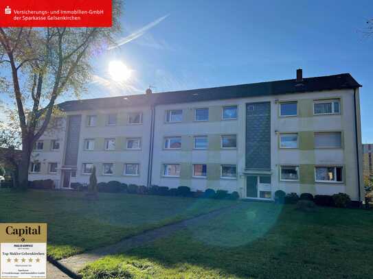 GROSSZÜGIGE EIGENTUMSWOHNUNG MIT BALKON IN RUHIGER LAGE VON GELSENKIRCHEN-RESSE.