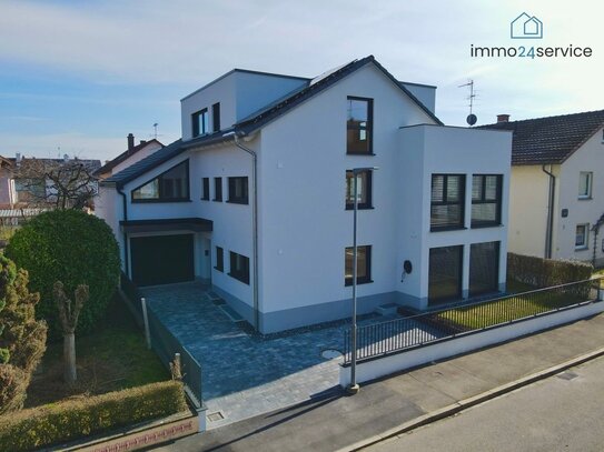 Helle Etagenwohnung mit Balkon und Gartenanteil - Erstbezug nach Sanierung