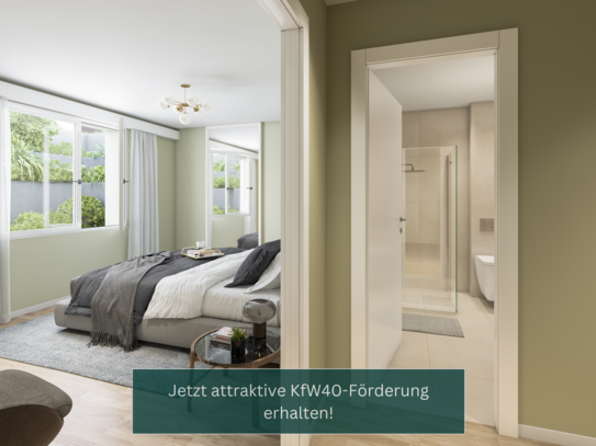 VOILÀ - KfW-40 - Großzügige Maisonettewohnung mit Platz für die Familie