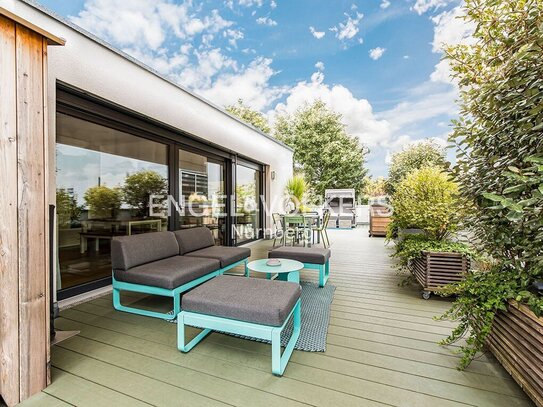 Modernes Penthouse mit großer Dachterrasse