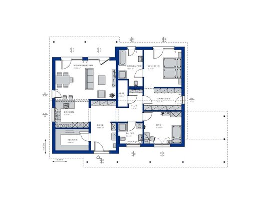 WOHNEN & LEBEN auf einer Ebene, verwirklichen SIE Ihren Bungalow Traum inkl. Baugrundstück mit UNS!