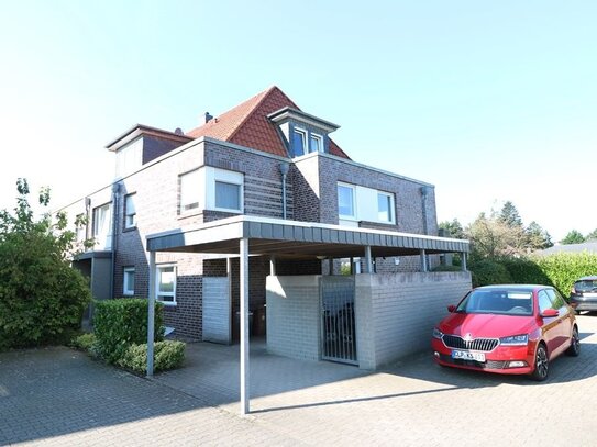 Topzentrale, moderne Erdgeschosswohnung mit überdachter Terrasse, Garten, Keller und Pkw-Stellplatz