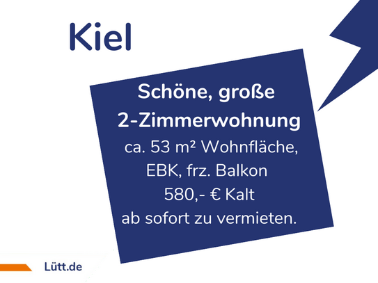 2-Zimmerwohnung in zentraler Lage | Lütt Immobilien | Ihr Lieblingsmakler für Kiel und Umgebung