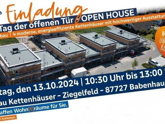 Wir bauen für Sie in Babenhausen! 4 moderne, energieeffiziente Kettenhäuser