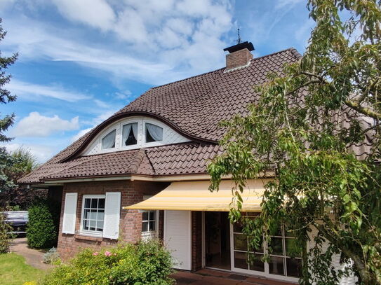 Harpstedt - Sonnenhaus in Spielstraße mit Weitblick auf Pferdekoppel und Wiesen