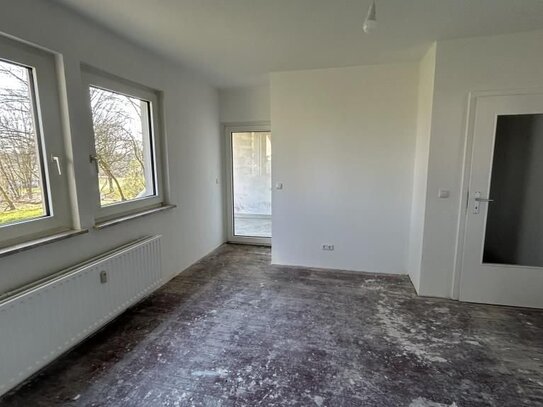 2-Zimmer-Wohnung in Herten mit Terrasse, neuem Duschbad und Tapeten