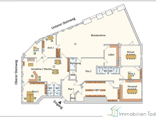 Klostermarkttreff, Gew. 09 + 10 + 11 - TH 2, Ebene 3