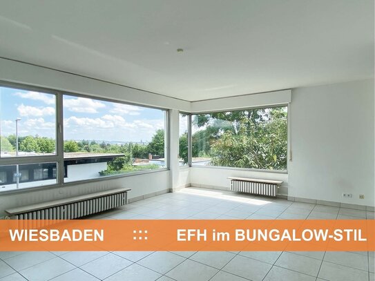 WOHNEN im GRÜNGÜRTEL von WIESBADEN ::: BUNGALOW-STIL