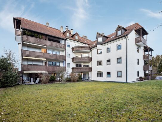 In gefragter Wohnlage: Gepflegte 2-Zimmer-Wohnung mit zwei Balkonen in Rosenheim