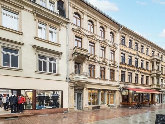 Attraktives Denkmal in Pirnas Altstadt: 3 Wohnungen und 1 Gewerbe, bestens vermietet