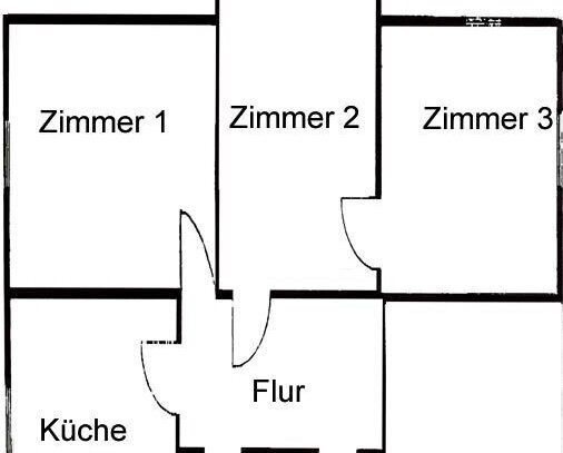 sonnige 3-Zimmerwohnung in herrlicher Lage des Südviertels von Ilmenau