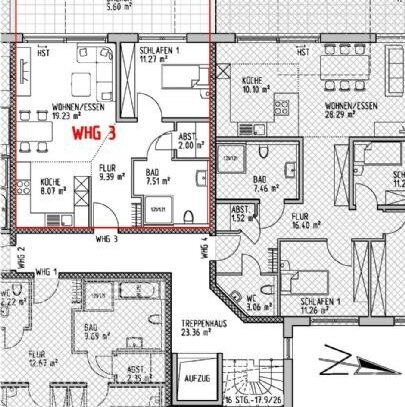 Energieeffiziente 2-Zimmer-Obergeschosswohnung mit Balkon