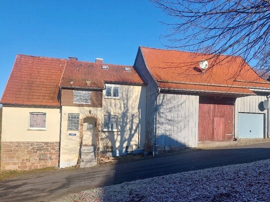 Kaufpreisreduzierung !!! Ehrenberg-Thaiden - Kleines Haus in Ortsrandlage mit toller Aussicht !