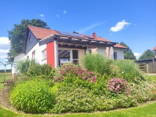 Ruhige sonnige Randlage mit unverbaubarem Fernblick in die Natur