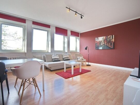 Appealing, fully equipped and furnished two-bedroomed apartment in the Buer area of Gelsenkirchen, with internet access